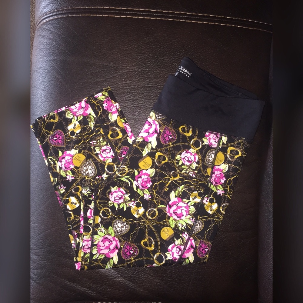 WORN ONCE!! Betsey Johnson Performance Leggings